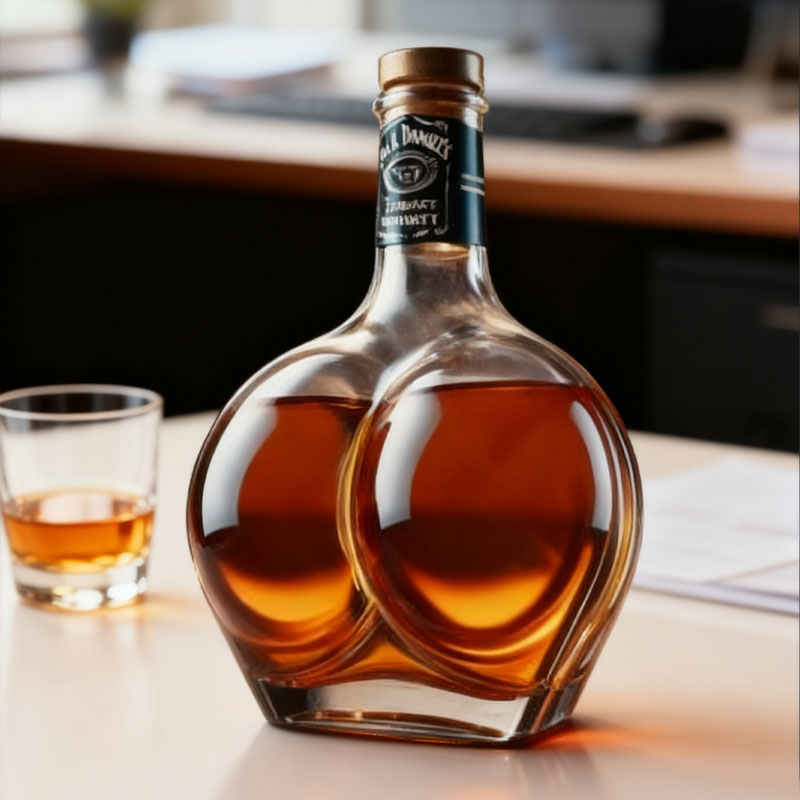 🥂Ge dina vinprovningar en lekfull touch med denna roliga flaska.