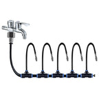 🔥Superdeal! 40 % rabatt! – 360° buet automatisk vanningssystem – Effektiv vanning for hele hagen