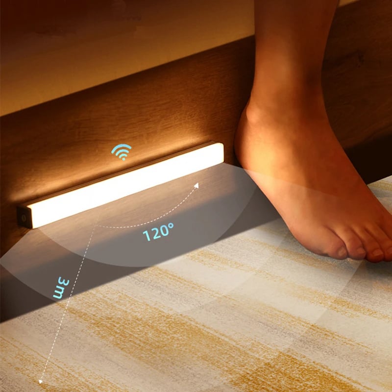 🔥 SISTA DAGEN REA 49% RABATT - 💡 Smarta Magnetiska Uppladdningsbara LED-Lampor med Sensor, Utan Stötar