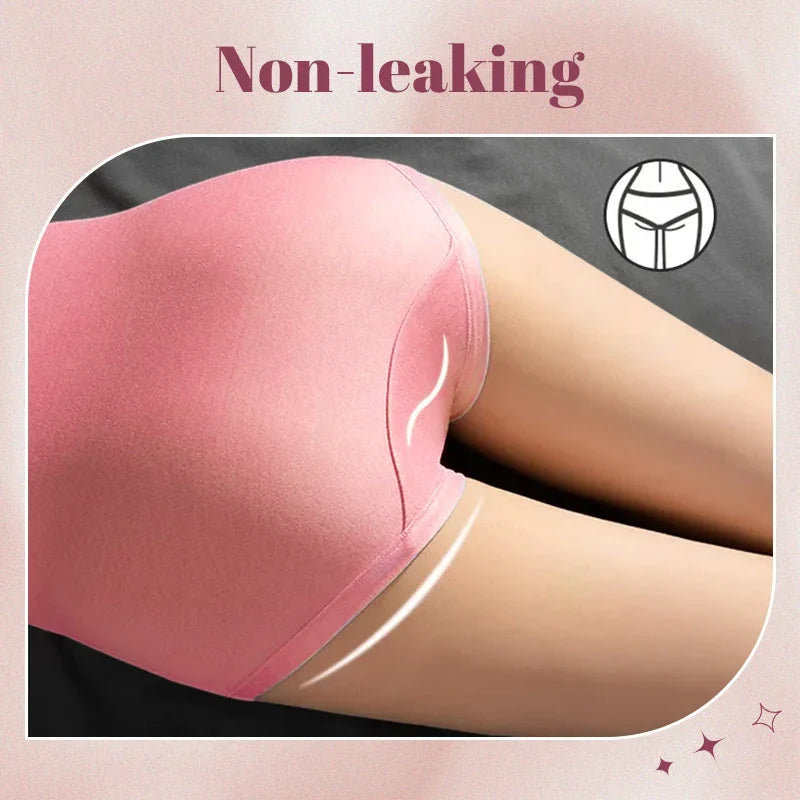 🔥50% rabatt💟2026 Plus size hög midja läckagesäker bomullstrosa