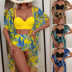 💛💛Bikinisett med lønnebladmønster