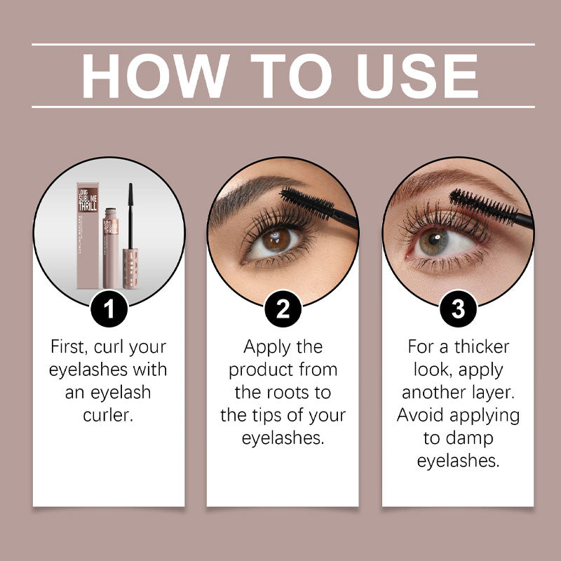 Natural Curling Mascara – Lätt, kladdfri och långvarig formula 👁️✨