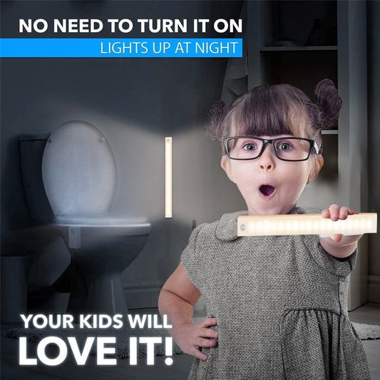 🔥 SISTA DAGEN REA 49% RABATT - 💡 Smarta Magnetiska Uppladdningsbara LED-Lampor med Sensor, Utan Stötar