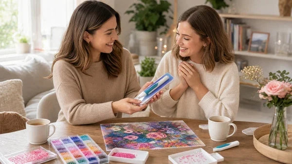 💎 Automatisk diamantmålning pärldispenser och brick-set