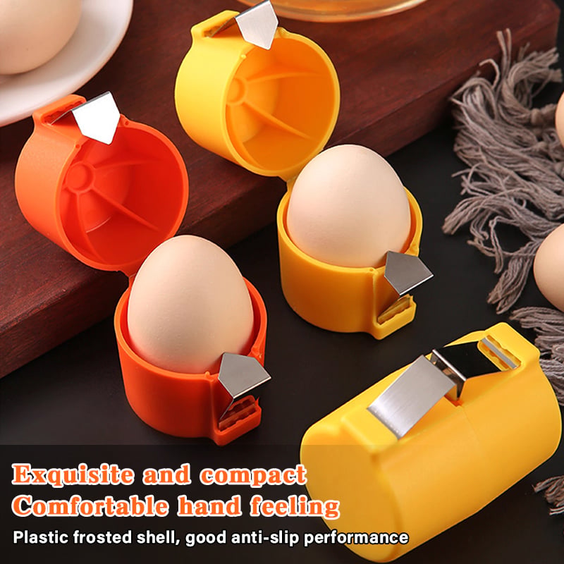 🎊Eggåpner i rustfritt stål – Knekk, kutt og separer egg enkelt🍳