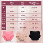 🔥50% rabatt💟2026 Plus size hög midja läckagesäker bomullstrosa