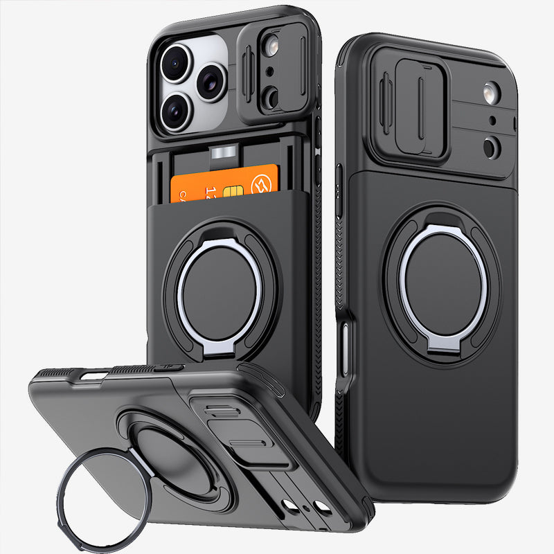 📱🛡️ NYHET I 2026: 50 % RABATT – Robust Shield-skydd – Utdragbart kameraskydd – Dold kortförvaring – Stötdämpande – Yttre skal i PC – För vardagsbruk och äventyr 🗺️💪✨