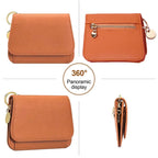 🎁HOT SALE Only $9.99🔥Elegant and Minimalist Women's Slim Short Wallet – with RFID protection, card slots, a bill compartment, and an ID window