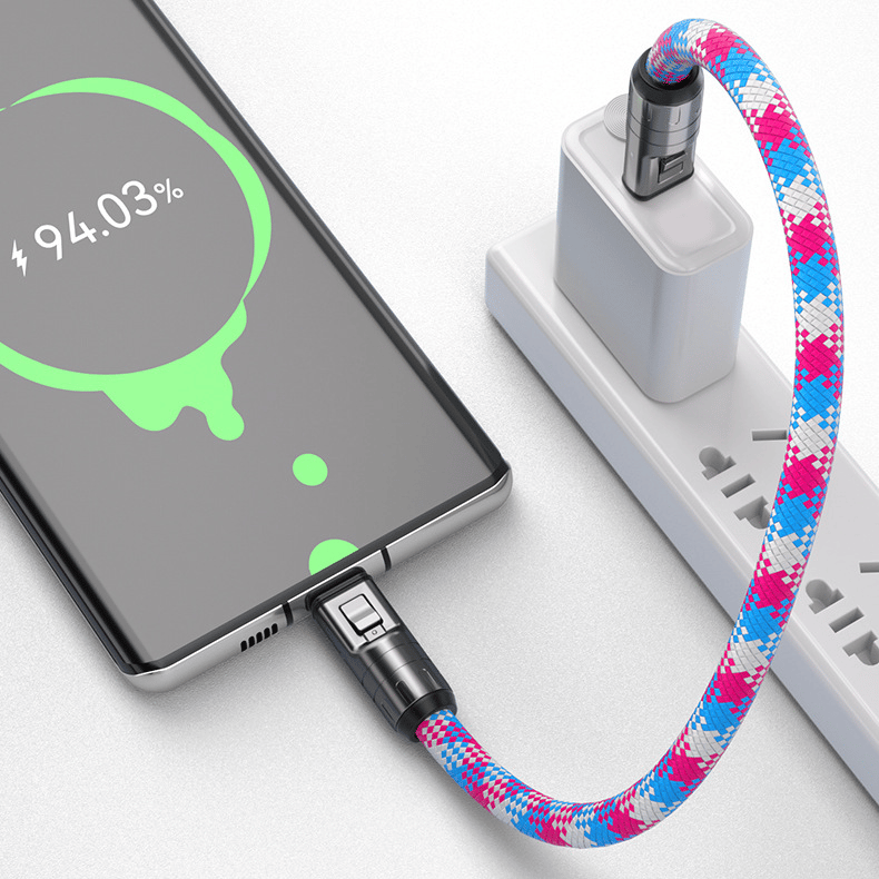 🔥 49 % RABATT🔥C til C 240 W ladekabel med bærbart armbåndsdesign