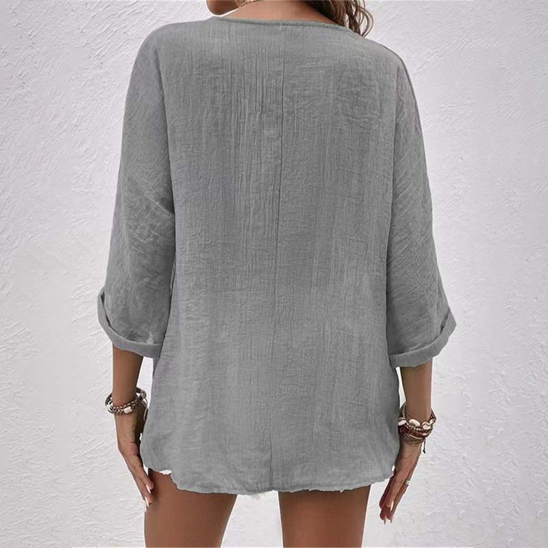 ✨Tidsbegrenset tilbud 45 % RABATT🎁Topp med V-hals