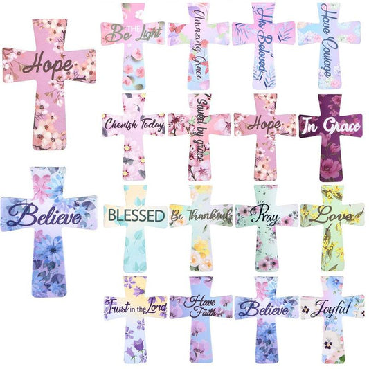 📖16 st magnetiska bokmärken i form av kors – presenter för bibelstudier, läsare, lärare, studenter🌸✝️
