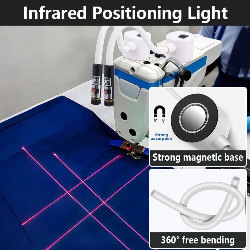✨🧵Laserkviltguide – Magnetisk symaskinslaser för raka sömmar och exakta mönster