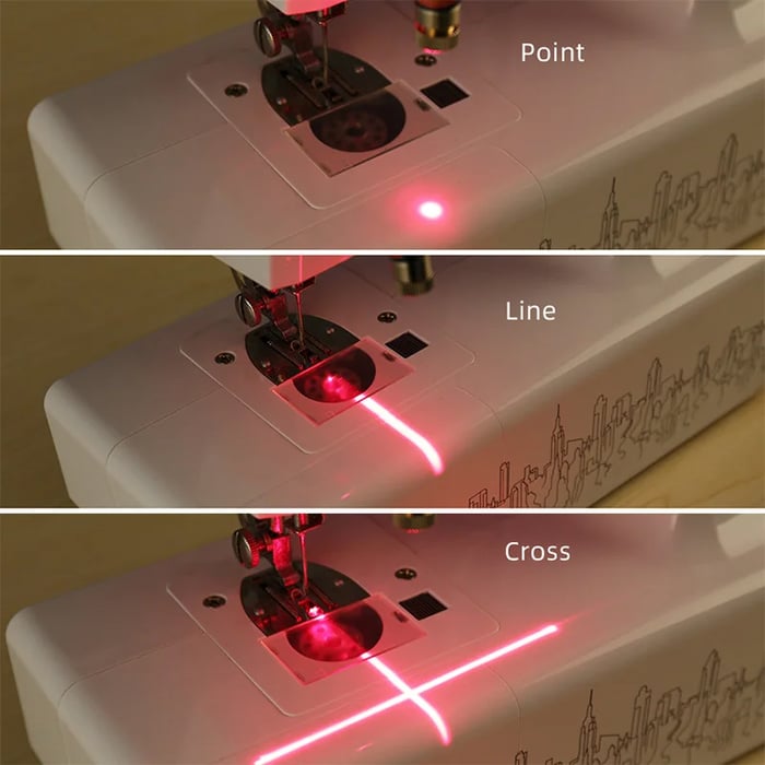 ✨🧵Laserkviltguide – Magnetisk symaskinslaser för raka sömmar och exakta mönster
