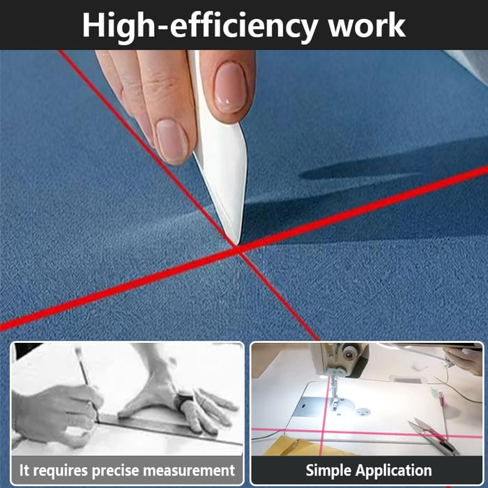 ✨🧵Laserkviltguide – Magnetisk symaskinslaser för raka sömmar och exakta mönster