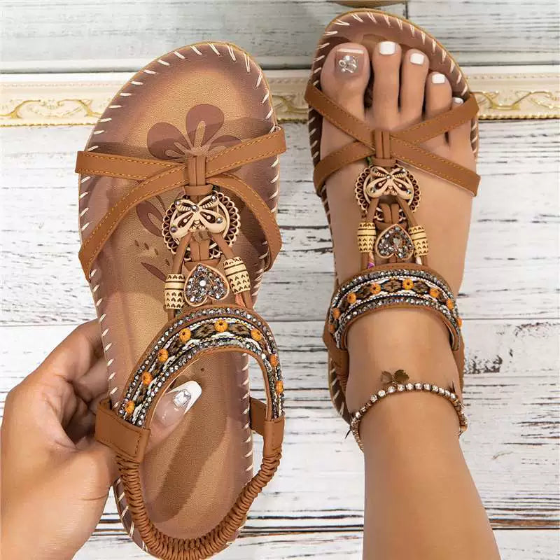 🌸Sommarspecial Tidsbegränsad rabatt💐 Nya sandaler i bohemisk stil🤩