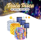 Solcellsdrivna LED-ljusslingor