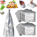 ✨ Återanvändbara, återförslutningsbara förvaringspåsar av aluminiumfolie 🌱