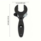 Rörskärare med spärrmekanism, enhandssnabbkapverktyg, för kapning av rostfritt stål, koppar och aluminium med diametrar från 0,8 cm - 2,9 cm