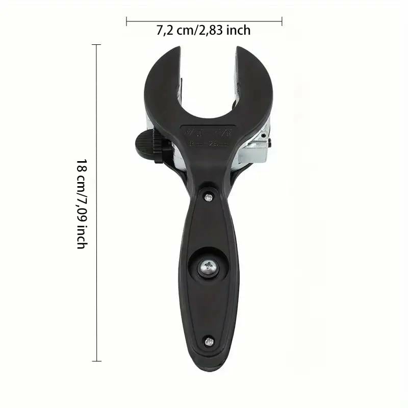 Rörskärare med spärrmekanism, enhandssnabbkapverktyg, för kapning av rostfritt stål, koppar och aluminium med diametrar från 0,8 cm - 2,9 cm