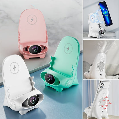 Mini Chair trådløs hurtiglader multifunksjonell telefonholder