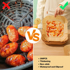 Engångspapper för airfryer