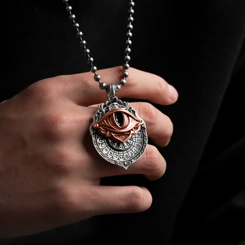 👁️‍🗨️Handmade Tarot Vision Pendant: Connect To Cosmic Wisdom Anytime(✨Comes With Instruction Manual)