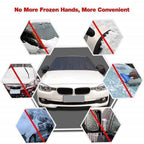 ❄️ ENDAST UNDER BEGRÄNSAD TID 50% RABATT! ☀️ Vindruteskydd mot snö och frost med spegelskydd – multifunktion, magnetisk, universell passform 🚗