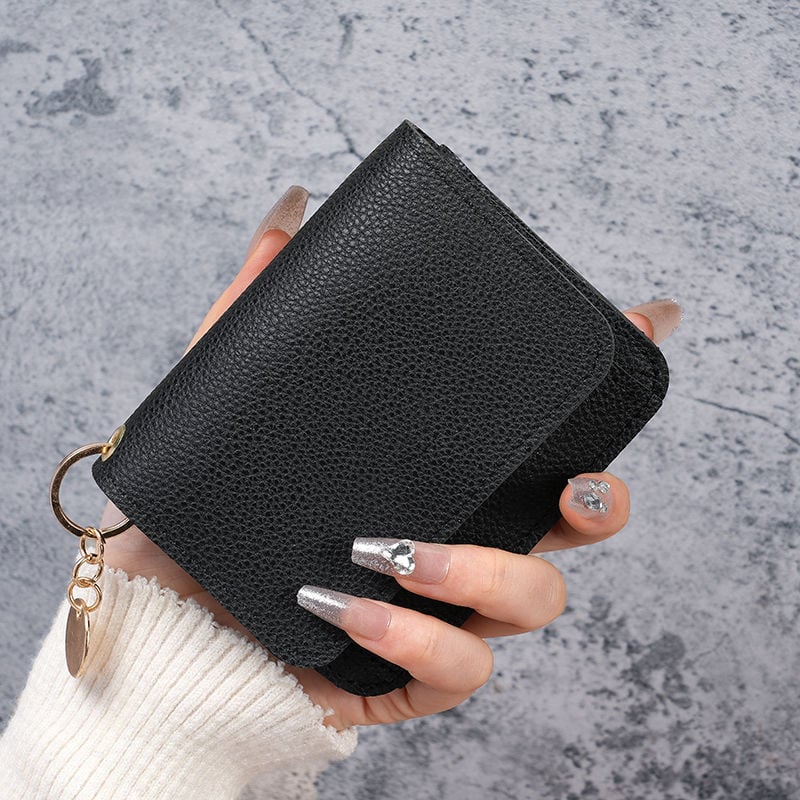 🎁HOT SALE Only $9.99🔥Elegant and Minimalist Women's Slim Short Wallet – with RFID protection, card slots, a bill compartment, and an ID window