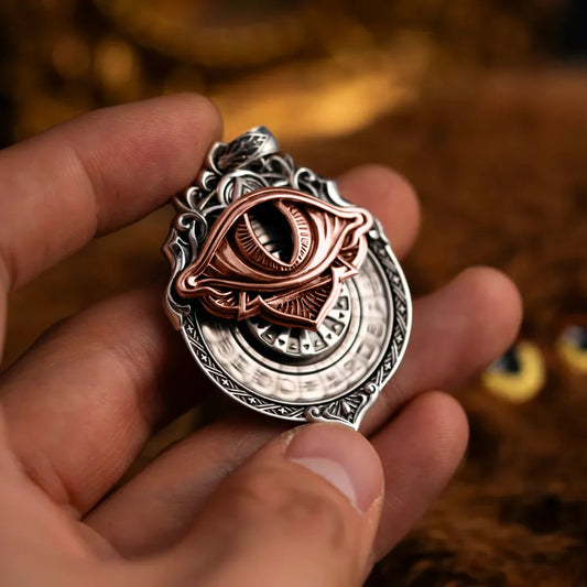 👁️‍🗨️Handmade Tarot Vision Pendant: Connect To Cosmic Wisdom Anytime(✨Comes With Instruction Manual)