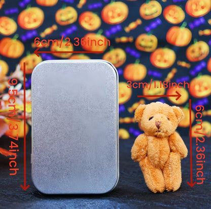 🎁Siste dag 49 % RABATT🎃🧸Håndlaget søt heksebamse i eske