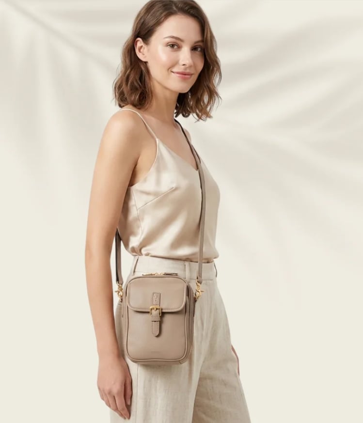🔥SISTA DAGEN 49% RABATT- Crossbody Läderväska