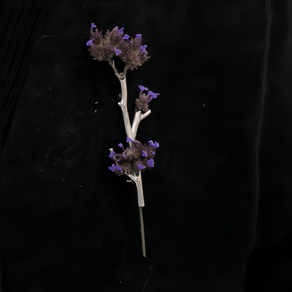 Brosch med grenformad blominsats