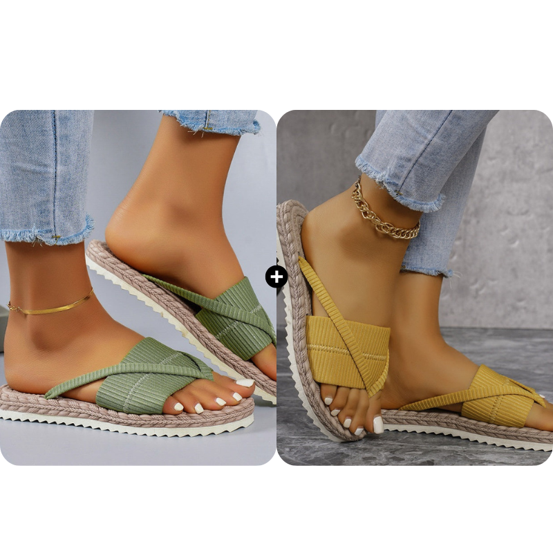 Bekväma sommar-flipflops för damer