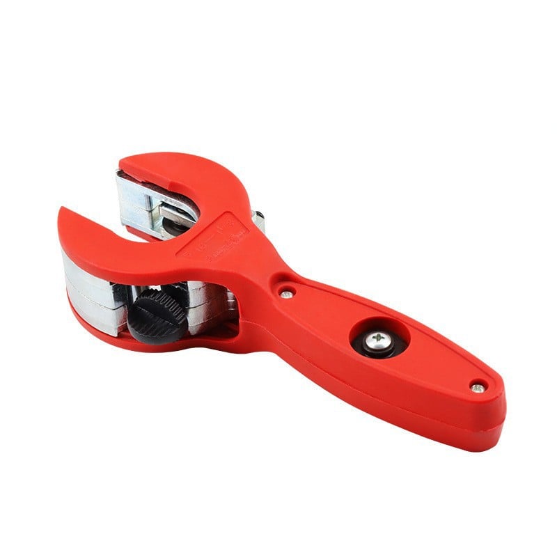 Rörskärare med spärrmekanism, enhandssnabbkapverktyg, för kapning av rostfritt stål, koppar och aluminium med diametrar från 0,8 cm - 2,9 cm