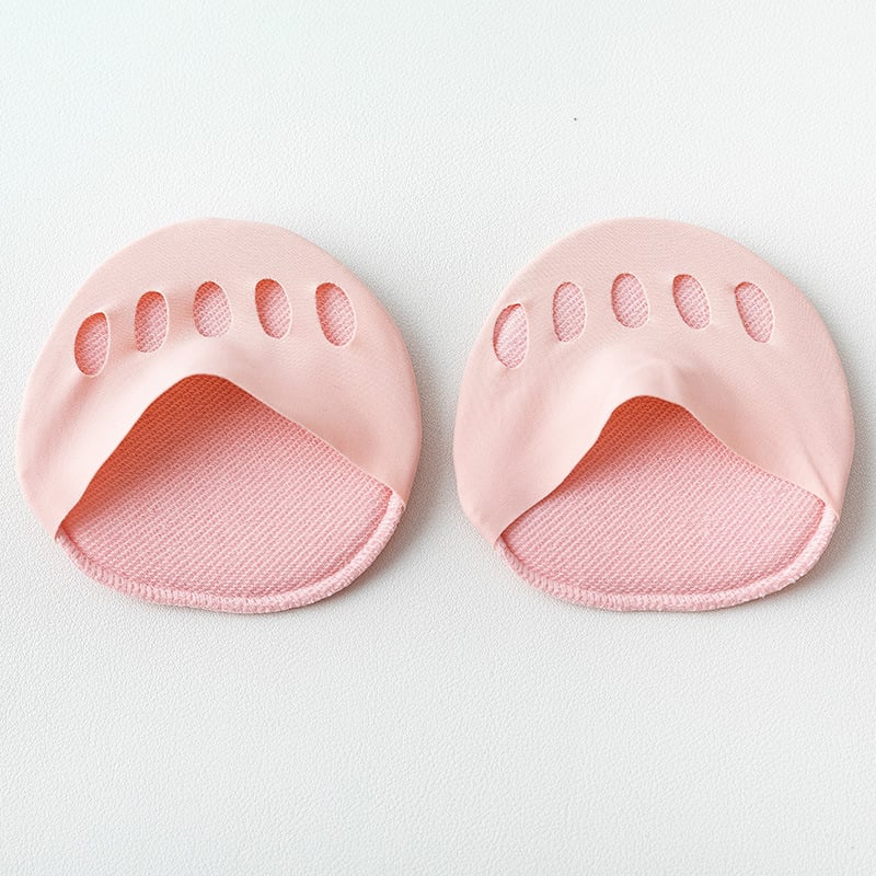 👠✨ Femtåiga framfotskuddar för kvinnor | Stötdämpande inlägg för höga klackar | Svart/Beige