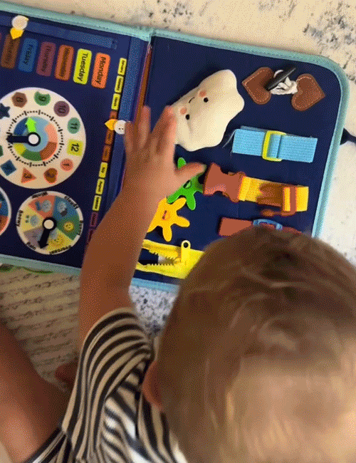 Montessori-aktivitetsbräda för småbarn