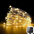 Solcellsdrivna LED-ljusslingor