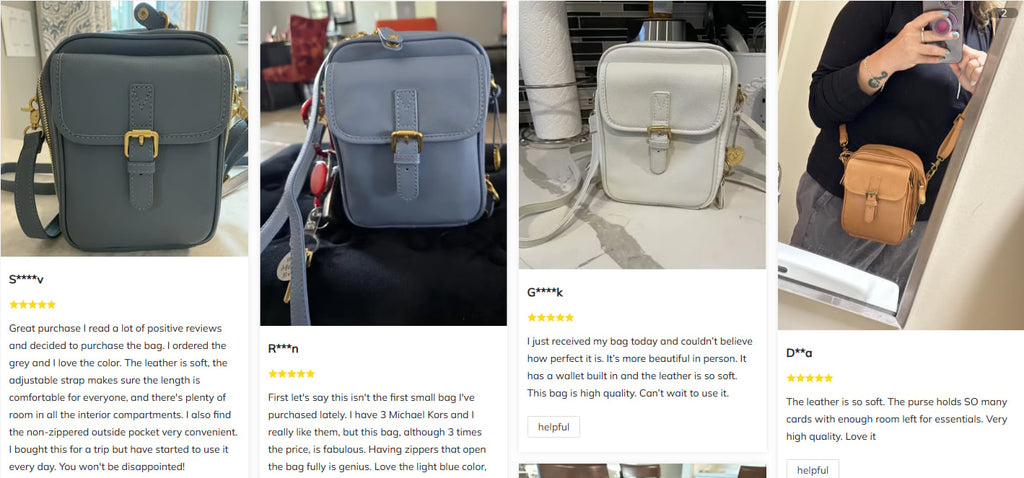 🔥SISTA DAGEN 49% RABATT- Crossbody Läderväska