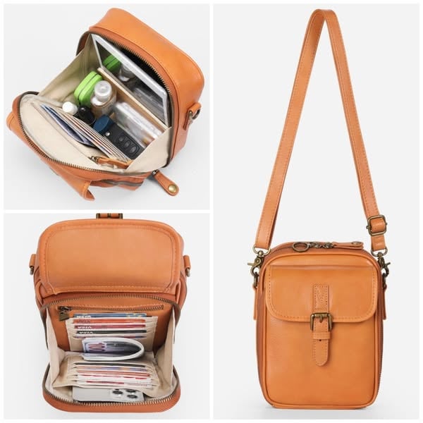🔥SISTA DAGEN 49% RABATT- Crossbody Läderväska