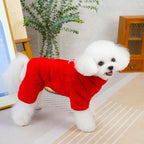 🐶Vinterhund jumpsuit med dragkedja bak/🐶Winter dog jumpsuit with zipper on the back