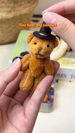 🎁Siste dag 49 % RABATT🎃🧸Håndlaget søt heksebamse i eske