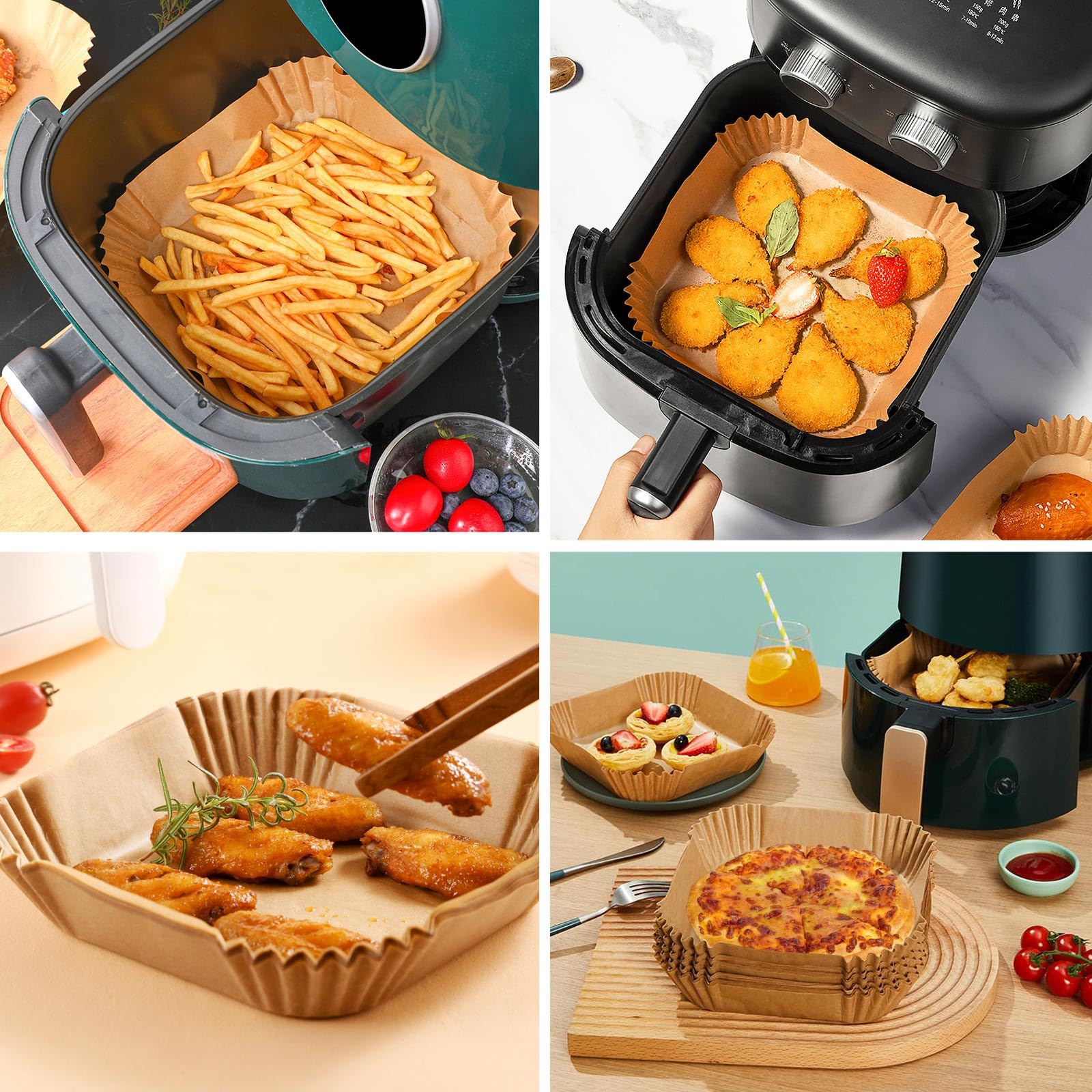 Engångspapper för airfryer