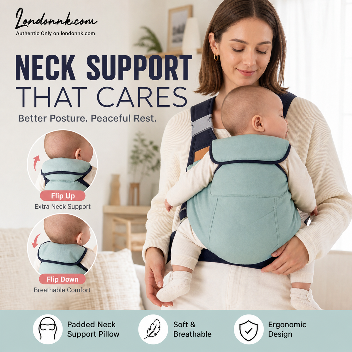 👶 50 % RABATT NU! 🧺 4-i-1 bärsele med ventilerande mesh – 0–36 månader, fram & rygg – nära barnet, händerna fria 💕