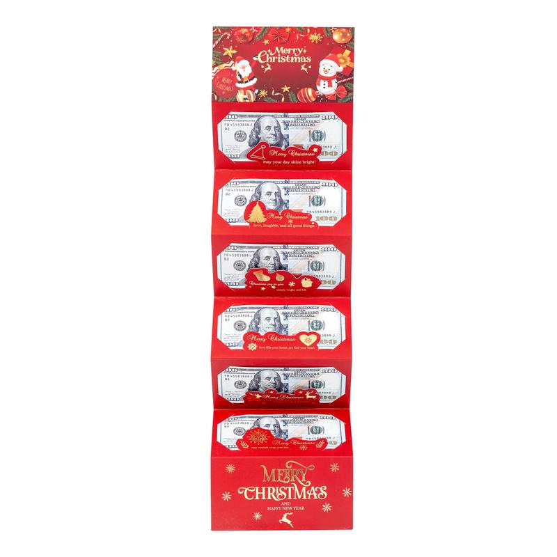 🎄 Julkuvert med kontanter och pengaklipp