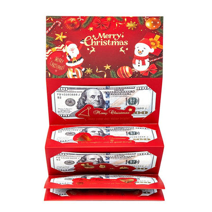 🎄 Julkuvert med kontanter och pengaklipp