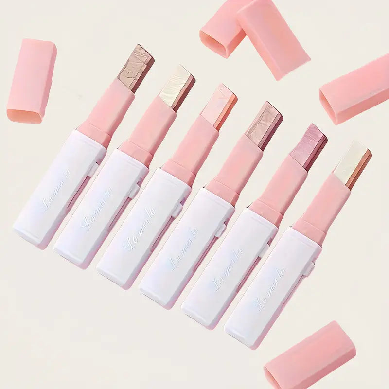 😍6-pack tvåfärgad ögonskuggssticka - ljusar upp ögonen för en naturlig och långvarig look.
