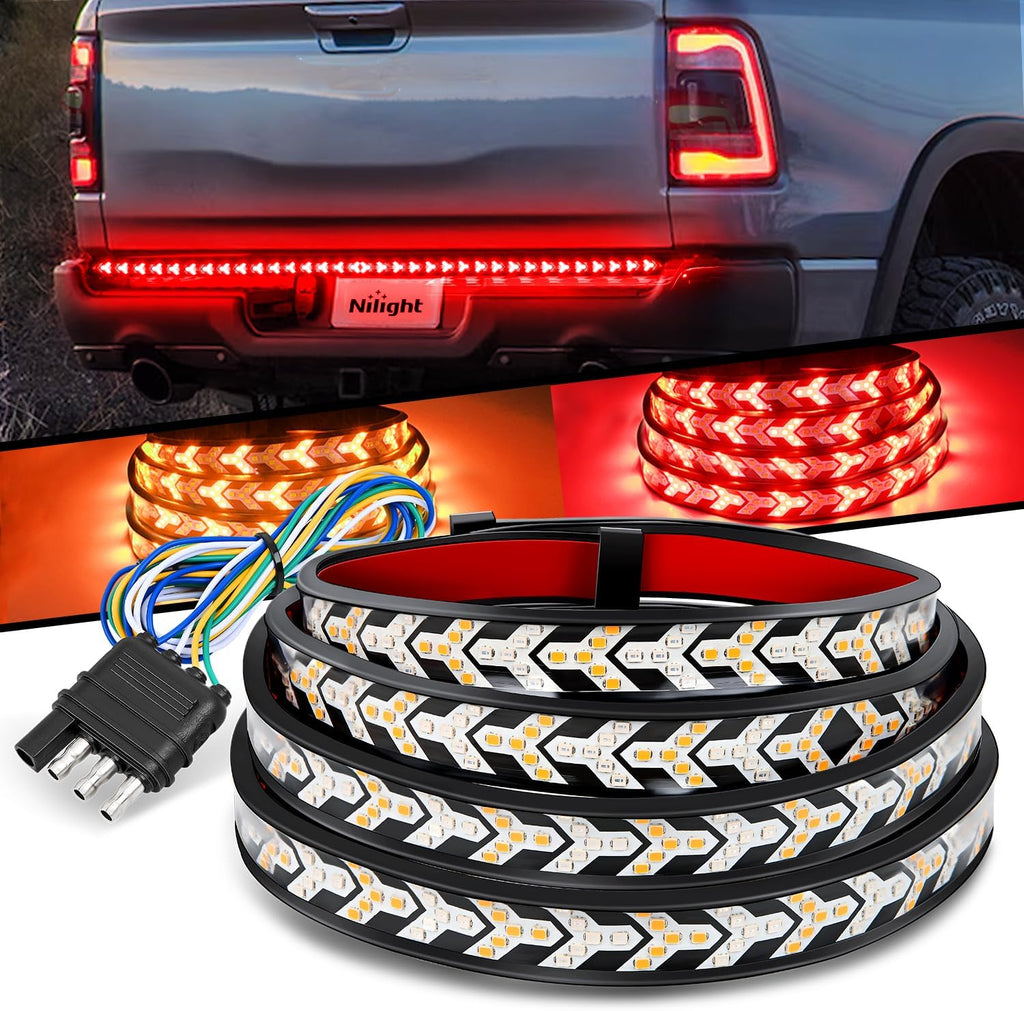 🎁LED-bakgavelbelysning, körriktningsvisare samt kör- och backljus
