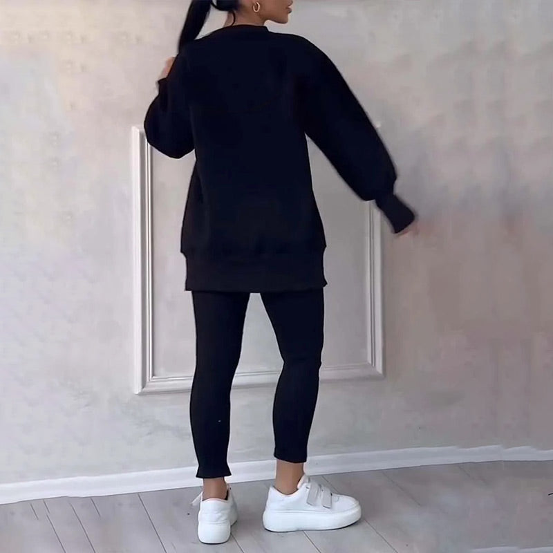 Set med leggings i vardagsstil för kvinnor