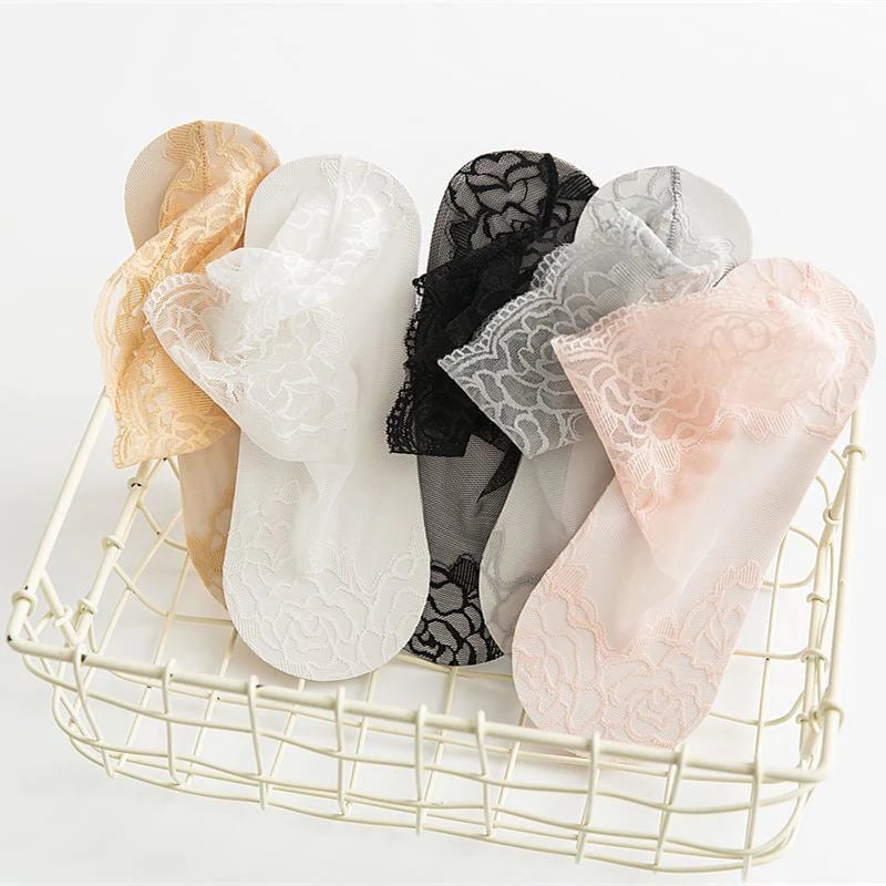 ⌛Nedsatt med 34 % 🔥 fem par sexy blondestrømper til kvinner🧦