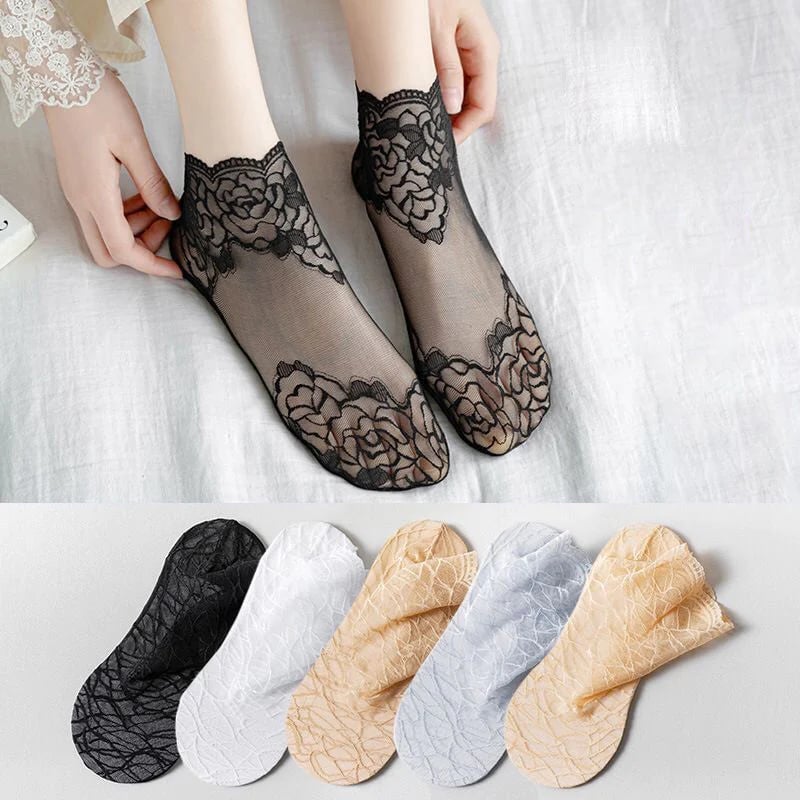 ⌛Nedsatt med 34 % 🔥 fem par sexy blondestrømper til kvinner🧦